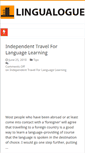 Mobile Screenshot of lingualogue.com