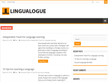 Tablet Screenshot of lingualogue.com